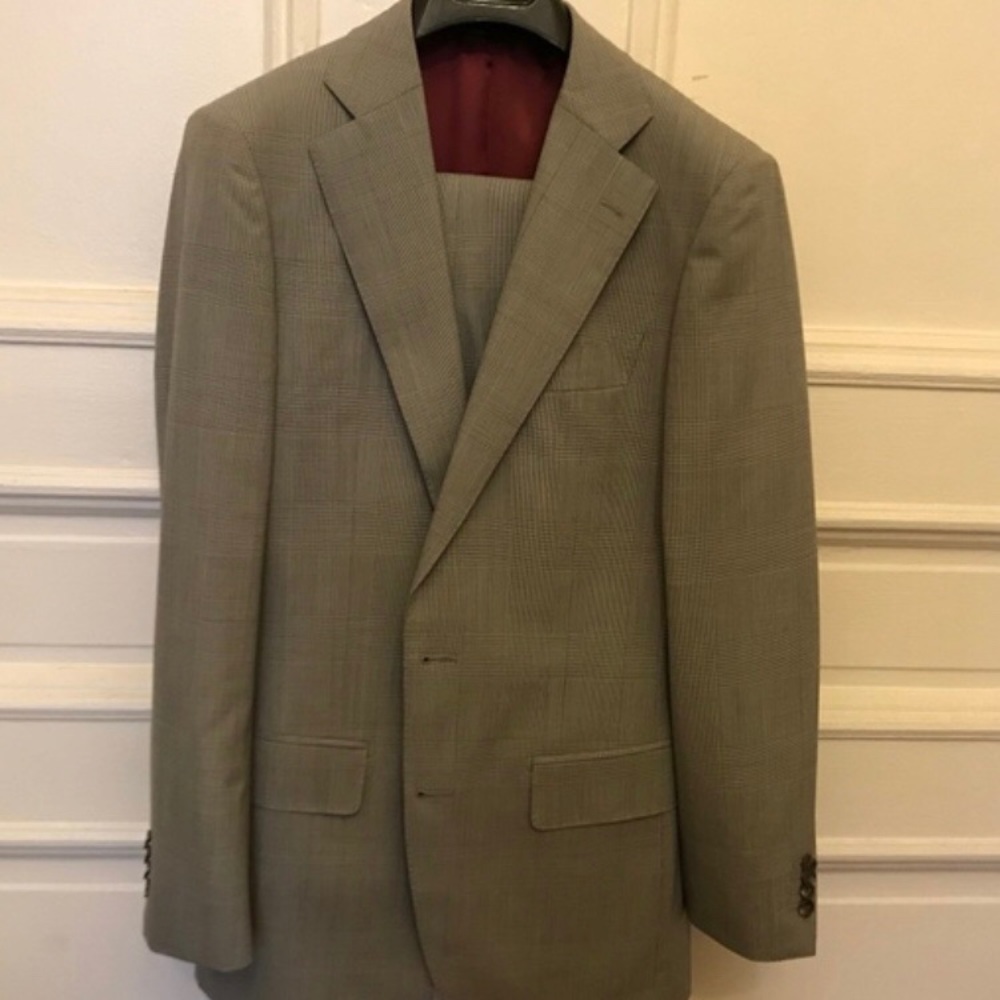 38L Lazio fit Glen Plaid Suit from Suitsupply